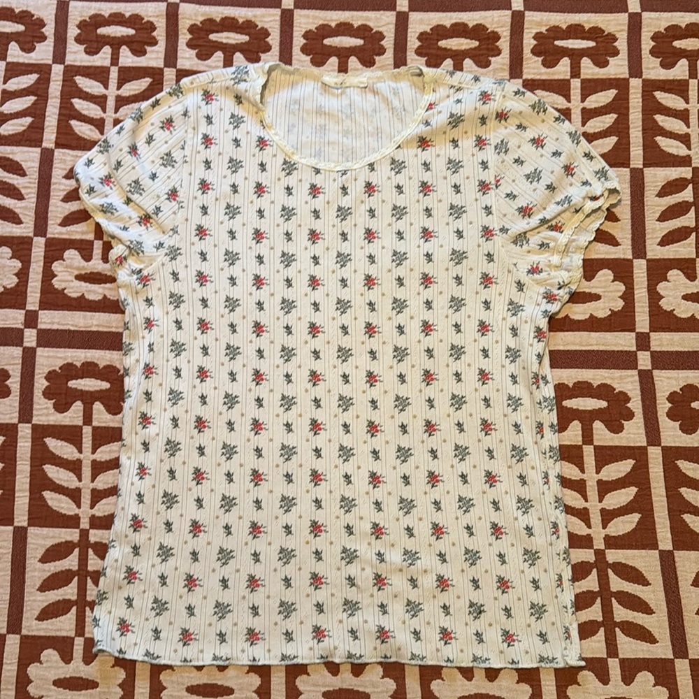 Doen Vivi tee in sun drenched floral XXL